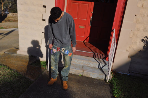 THRICE Vintage Patchwork Jeans