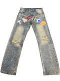 THRICE Vintage Patchwork Jeans